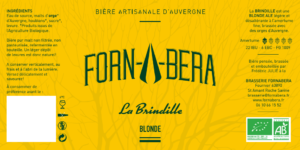 Étiquette Bière Bio "La Brindille"