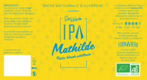 Etiquette bière Mathilde